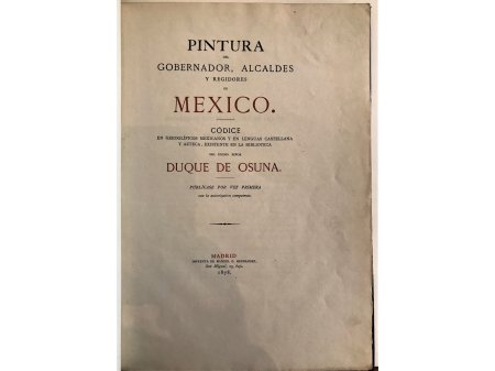 Codice Osuna, facsimil 1878