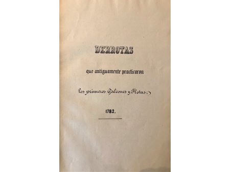 America trade manuscript 1782