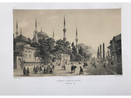 Hippodrome, Constantinople by Flandin