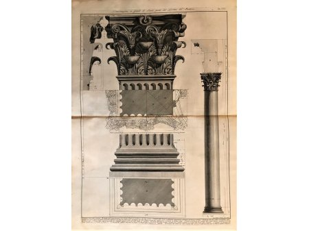 Pantheon column by Francesco Piranesi