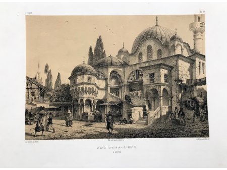 Smyrna mosque by Flandin