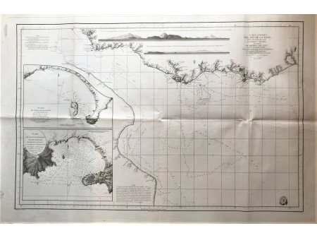 Argentina,Rio de la Plata. Spanish sea chart 1798