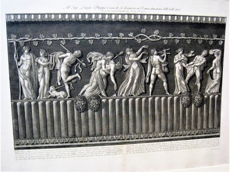 Piranesi Borghese vase bas relief