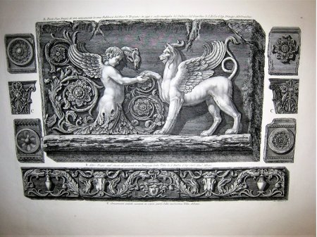Piranesi Marble reliefs from Trajano forum