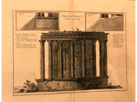 Tivoli temple of Vesta by Piranesi