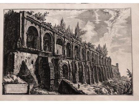 Mecenas Villa at Tivoli by Piranesi