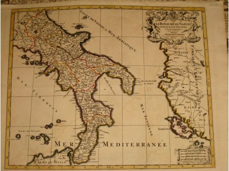 Naples Kingdom Jaillot 1692