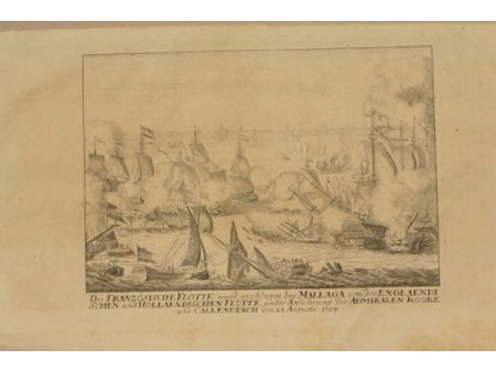 Malaga Batalla Naval 1730.