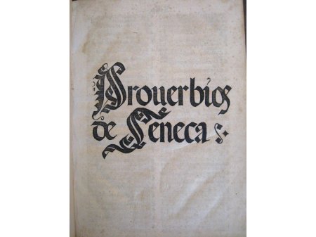 Séneca .Proverbios 1535